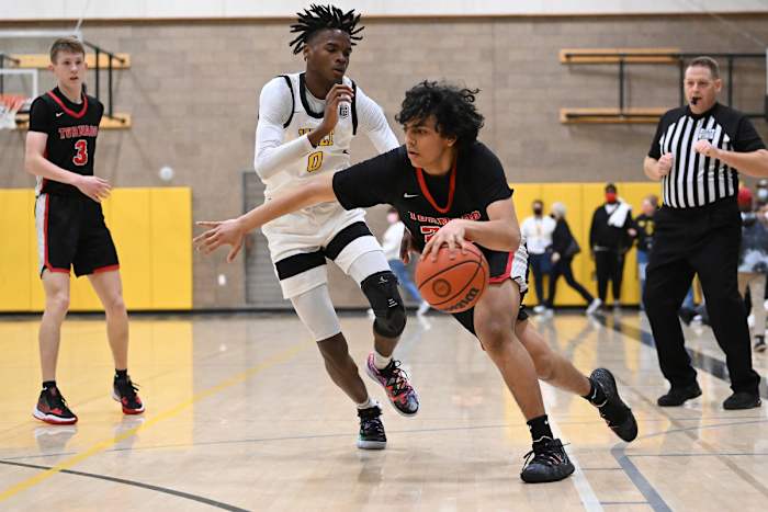 Roosevelt North Medford boys basketball Leon Neuschwander 61